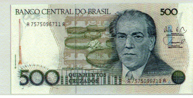 Brazil banknote: Obverse