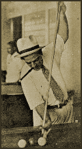 Villa-Lobos playing pool